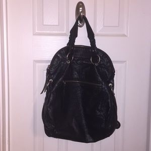The Sak Black Leather Satchel